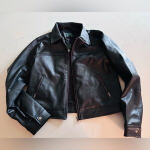Wild Fable Black Faux Leather Jacket